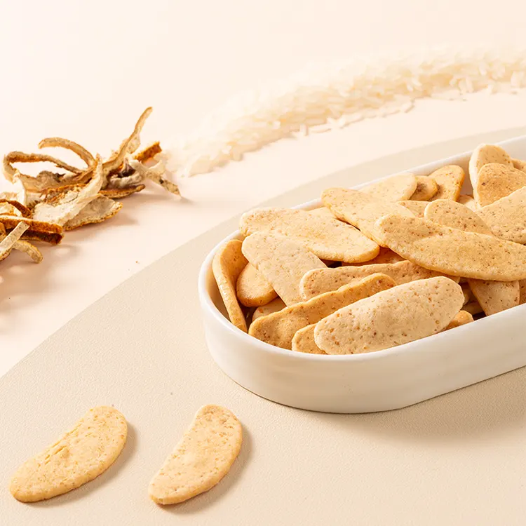 2.5kg Dried Tangerine Peel Flavor Rice Cracker Slices