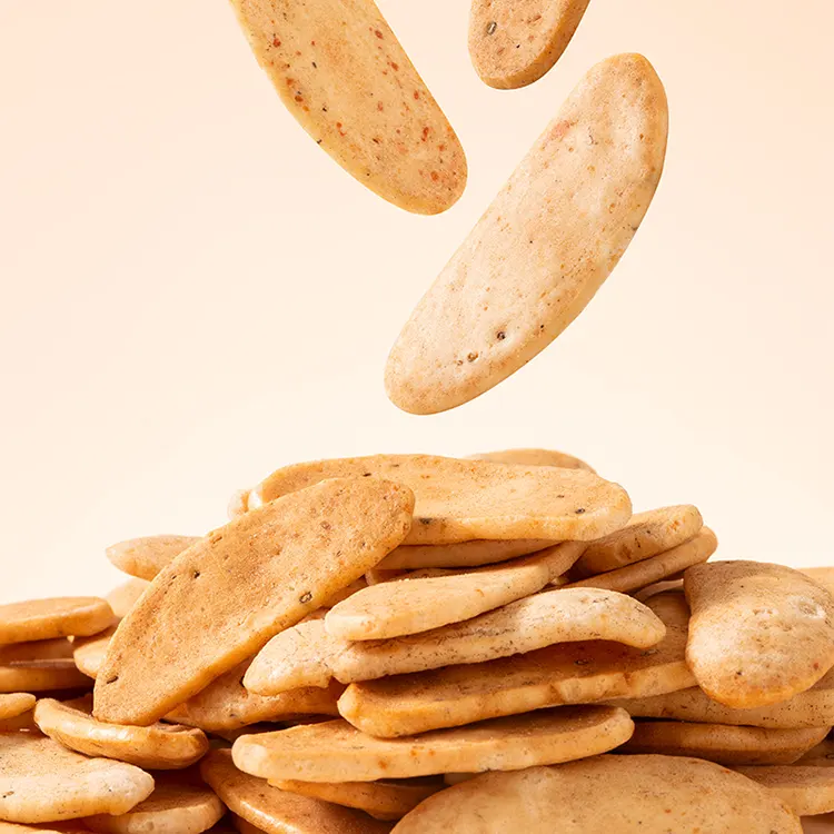 2.5kg Salt Fried Sesame Rice Cracker Slices