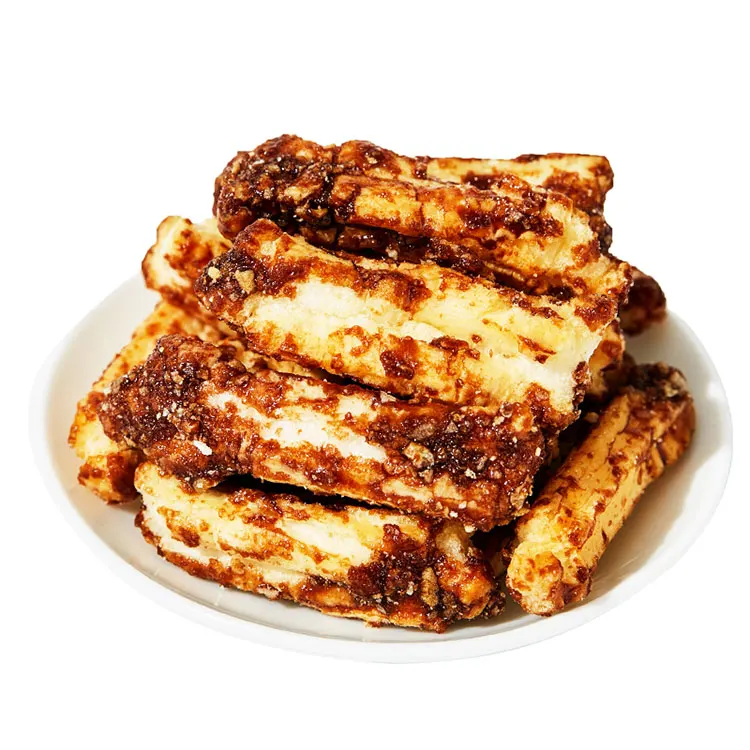 Striped rice crackers are highly sought after