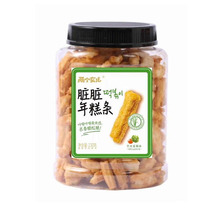 230g Mustard Egg Yolk Flavored Rice Cracker Strips